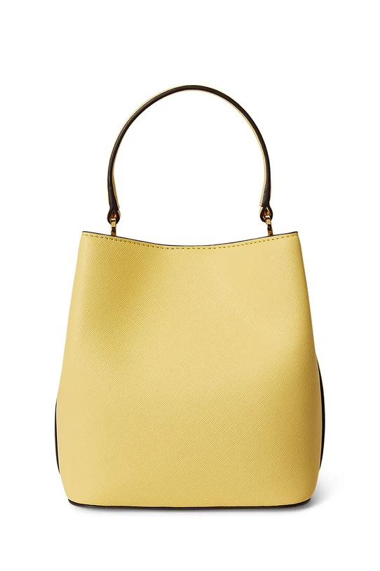 Lauren Ralph Lauren torebka worek damska skórzana 431969365 żółty SS26