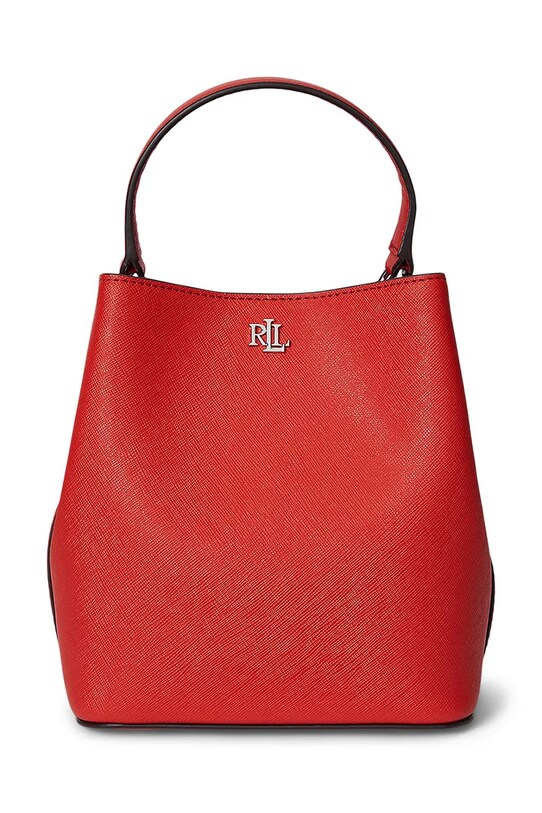 Lauren Ralph Lauren torebka skórzana skóra licowa pomarańczowy 431969365