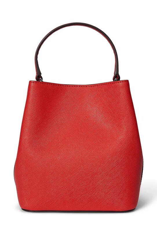 Akcesoria Lauren Ralph Lauren torebka skórzana 431969365 pomarańczowy