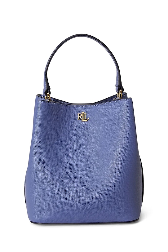 Lauren Ralph Lauren torebka worek damska skórzana niebieski 431969365