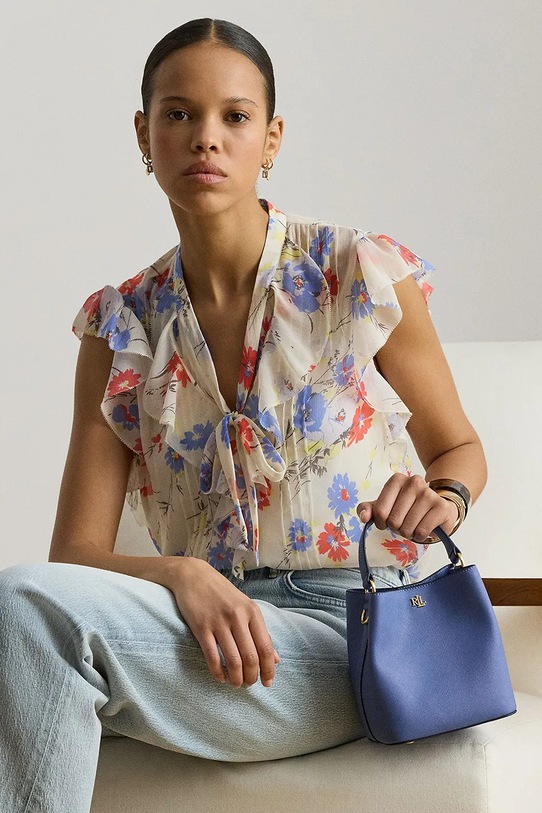 Lauren Ralph Lauren torebka worek damska skórzana 431969365