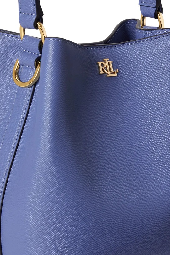 Lauren Ralph Lauren torebka worek damska skórzana 431969365 niebieski