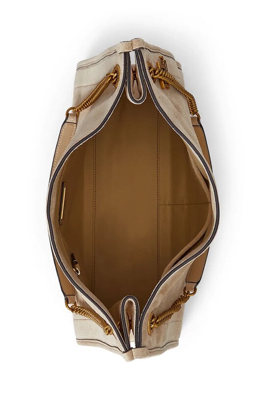 Lauren Ralph Lauren velúr táska bézs 431969418
