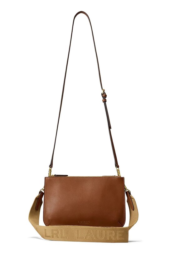 Kiegészítők Lauren Ralph Lauren bőr táska 431970155 barna