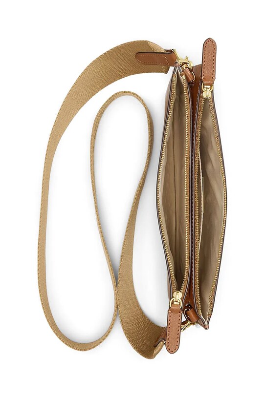 Lauren Ralph Lauren bőr táska barna 431970155