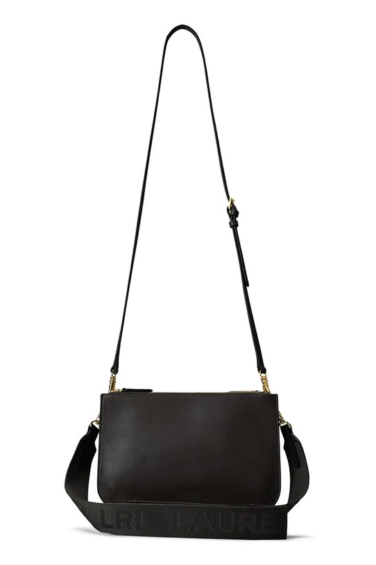 Kiegészítők Lauren Ralph Lauren bőr táska 431970155 fekete