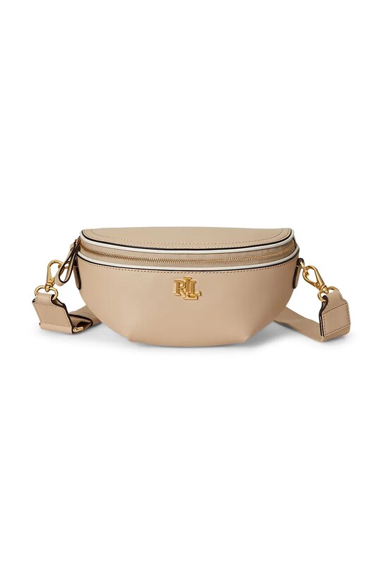 Lauren Ralph Lauren nerka skórzana skóra licowa beżowy 431974467