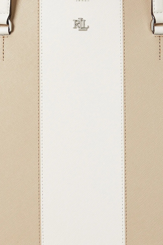 Lauren Ralph Lauren torebka skórzana 431974511 beżowy