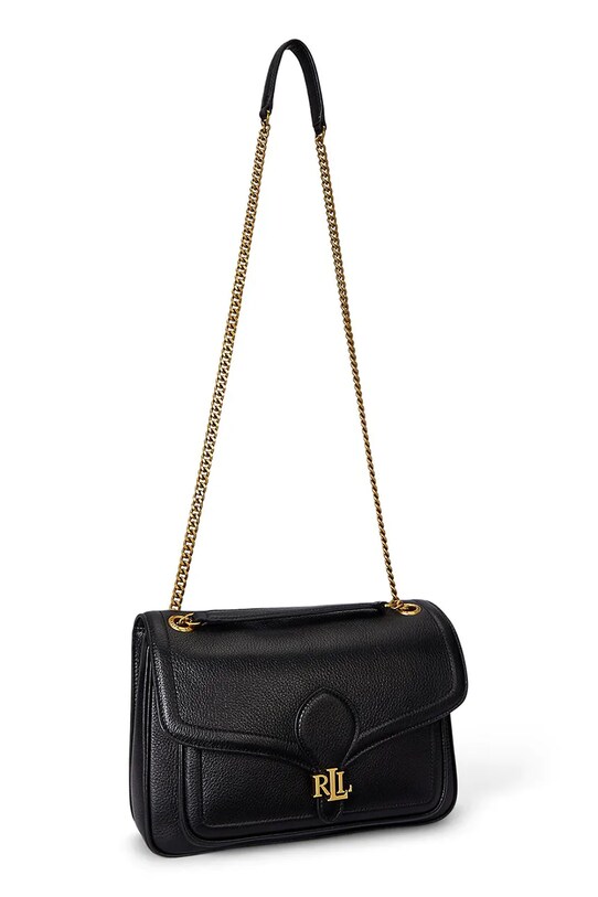 Lauren Ralph Lauren bőr táska 431974551 fekete AW25