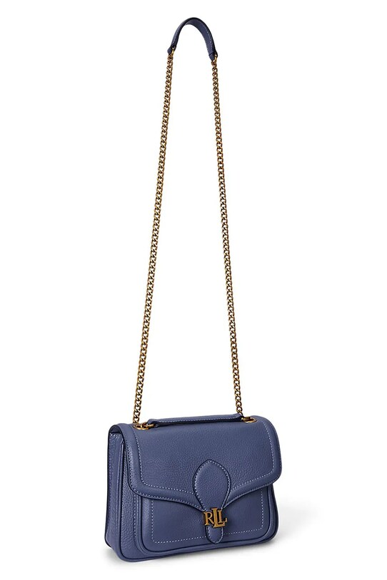 Lauren Ralph Lauren poșetă de piele 431974552 albastru AW25