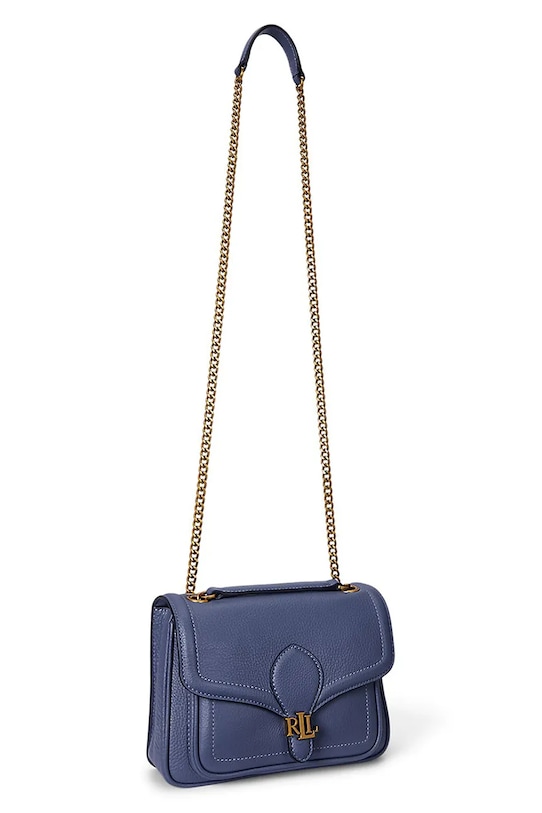 Δερμάτινη τσάντα Lauren Ralph Lauren 431974552 μπλε AW25