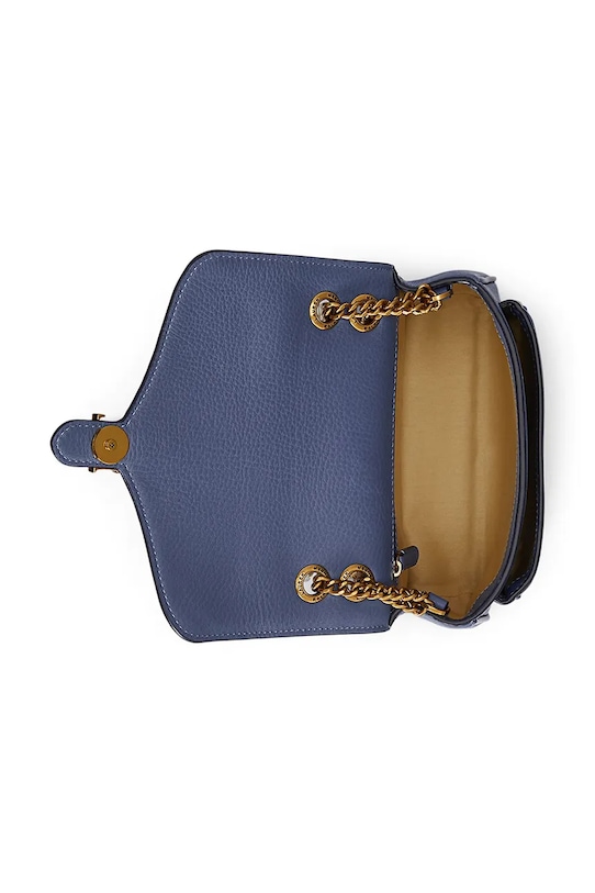 Δερμάτινη τσάντα Lauren Ralph Lauren μπλε 431974552