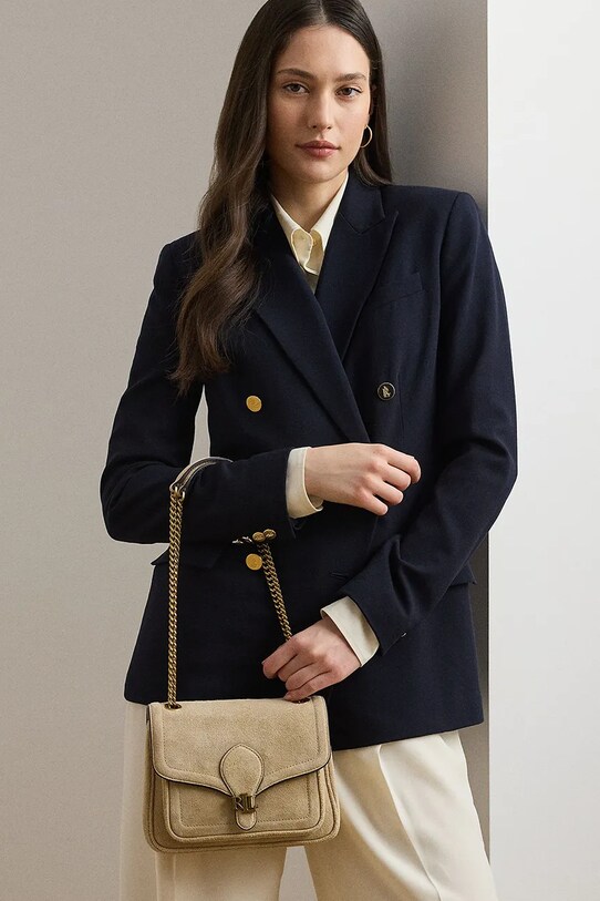 Δερμάτινη τσάντα Lauren Ralph Lauren 431974553