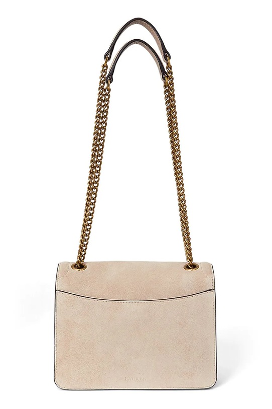 Akcesoria Lauren Ralph Lauren torebka skórzana 431974553 beżowy