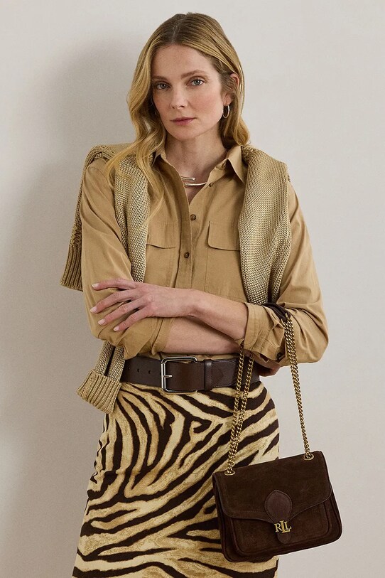 Lauren Ralph Lauren poșetă de piele 431974553