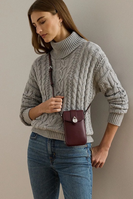 Lauren Ralph Lauren pokrowiec na telefon skórzany 432969460