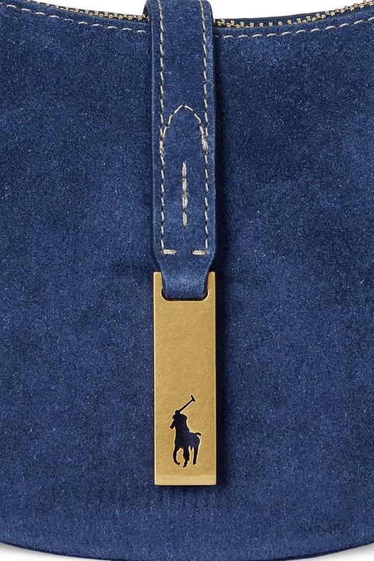 Semišová kabelka Polo Ralph Lauren 428922880 námořnická modř