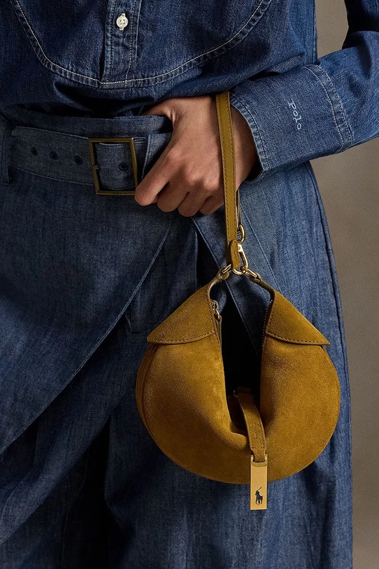 Polo Ralph Lauren torebka zamszowa 428922880