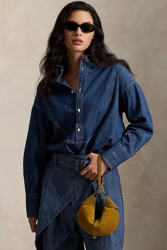 Polo Ralph Lauren torebka zamszowa 428922880