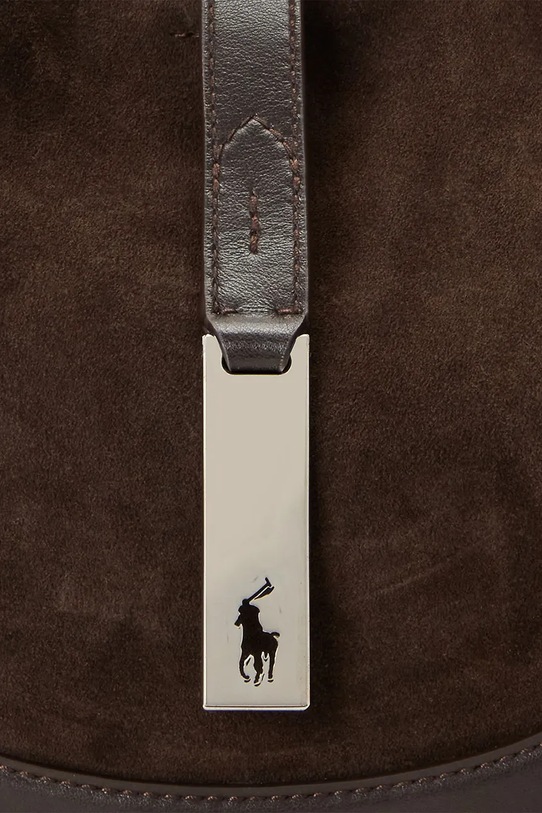 Замшева сумочка Polo Ralph Lauren 428945972 коричневий