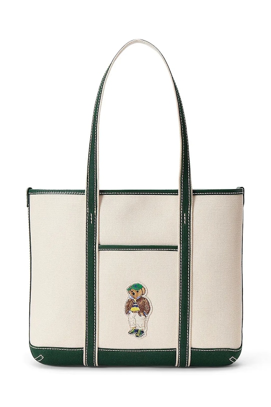 Сумочка Polo Ralph Lauren аппликация бежевый 428973078