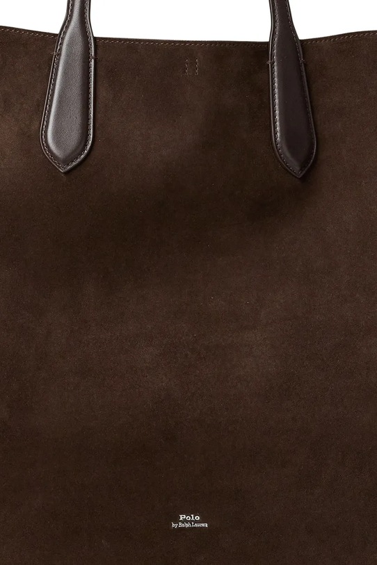 Semišová taška Polo Ralph Lauren 428968152 hnědá