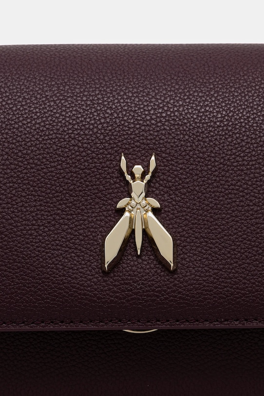 Patrizia Pepe torebka skórzana bordowy 8B0228.L001