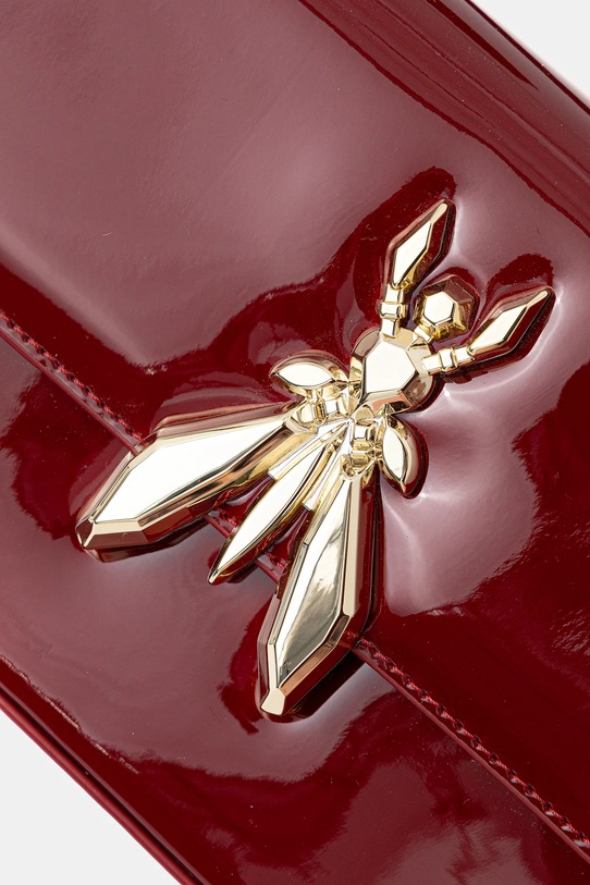 Patrizia Pepe torebka skórzana bordowy 8B0231.L125