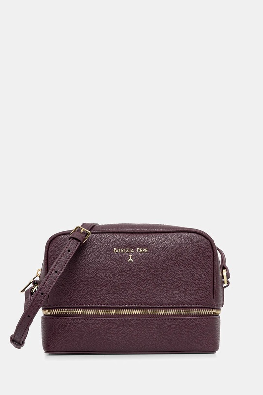 Patrizia Pepe torebka skórzana skóra licowa fioletowy 8B0253.L001