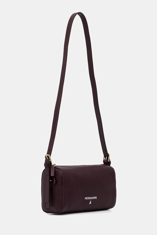 Patrizia Pepe poșetă de piele 8B0255.L001 burgundia AW25