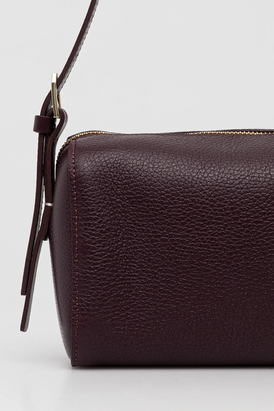 Accesorii Patrizia Pepe poșetă de piele 8B0255.L001 burgundia