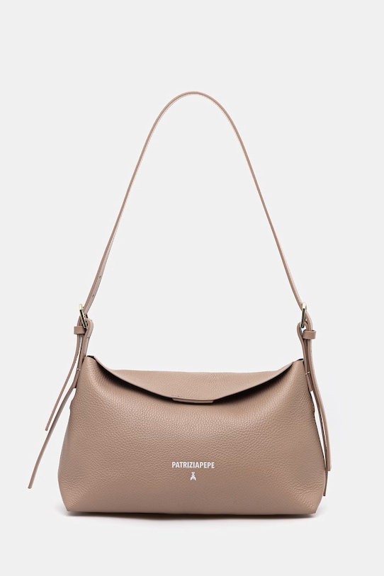 Akcesoria Patrizia Pepe torebka skórzana 8B0256.L148 beżowy