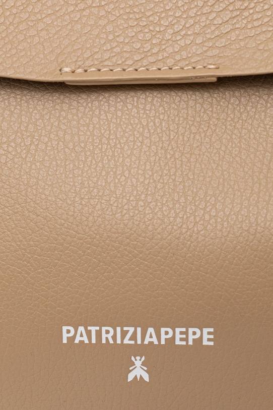 Patrizia Pepe geantă de piele bej 8B0256.L148