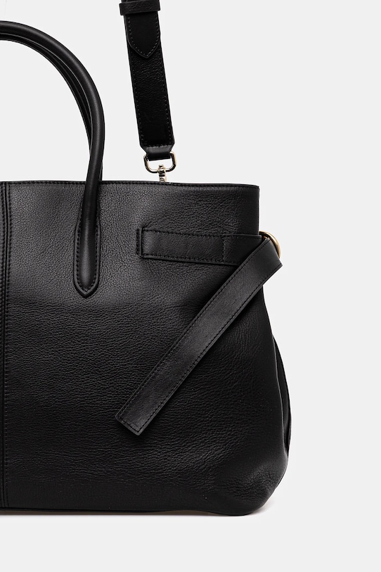 Akcesoria Patrizia Pepe torebka skórzana 8B0270.L162 czarny