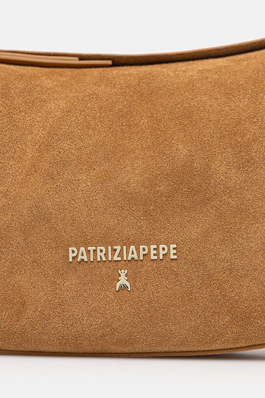 Patrizia Pepe torebka zamszowa zielony 8B0274.L152