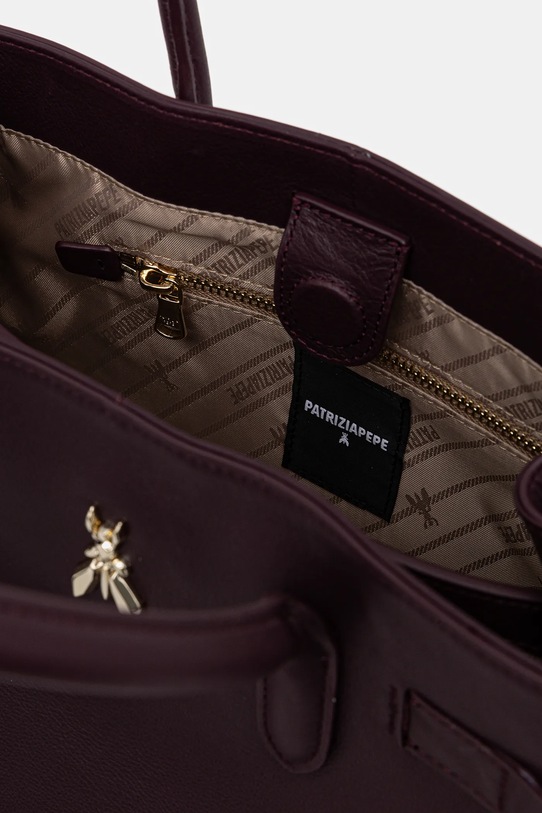 Patrizia Pepe torebka skórzana 8B0282.L162 fioletowy