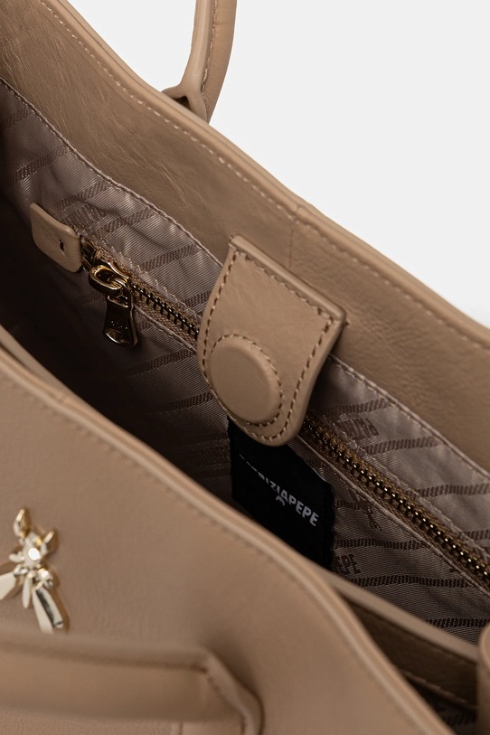 Patrizia Pepe torebka skórzana 8B0282.L162 beżowy