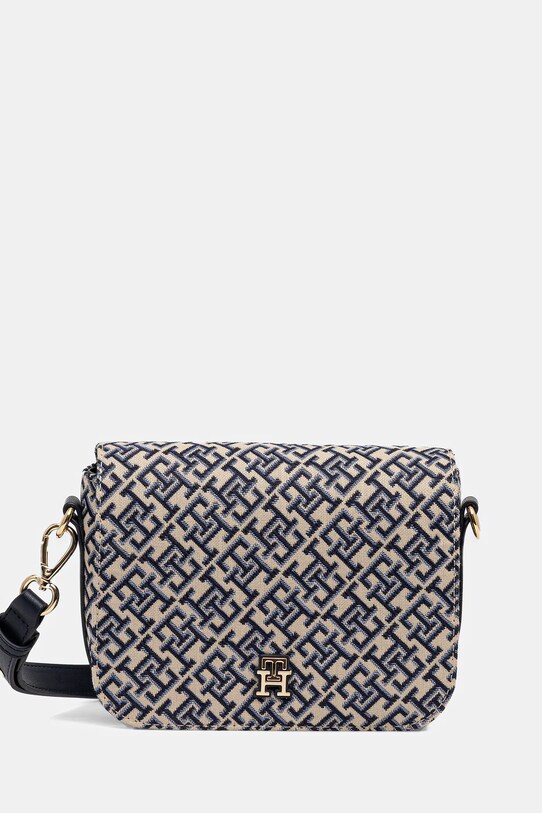 Tommy Hilfiger torebka nie mieści A4 granatowy AW0AW17447