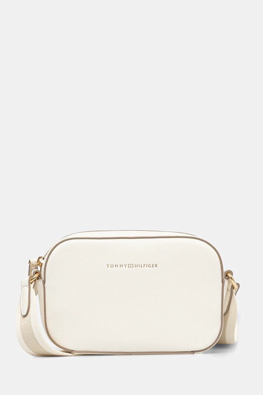 Τσάντα Tommy Hilfiger συνθετικό μπεζ AW0AW17450