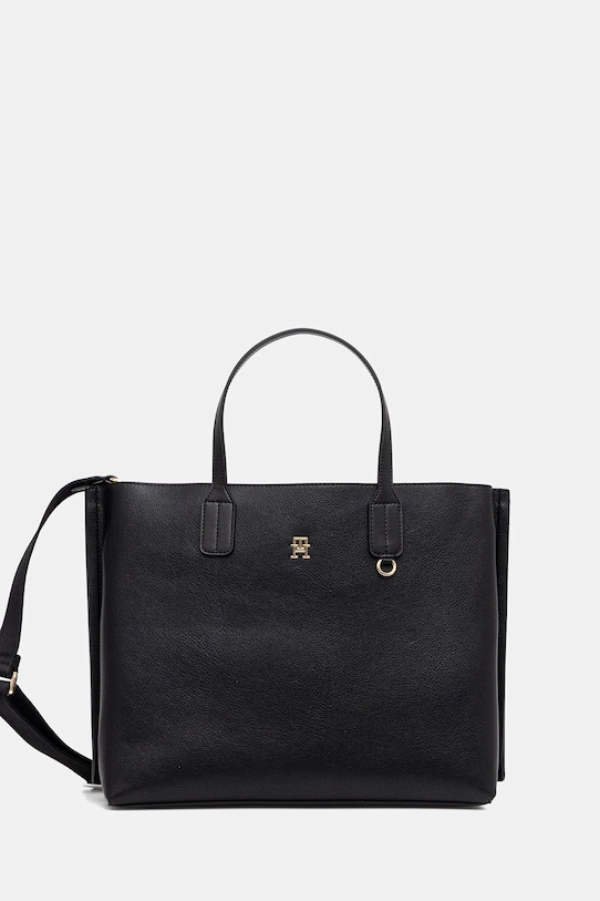 Kabelka Tommy Hilfiger nevejde se A4 černá AW0AW17463