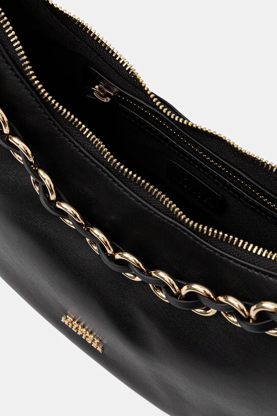 Δερμάτινη τσάντα Tommy Hilfiger AW0AW17467 μαύρο