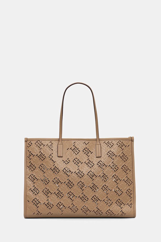 Tommy Hilfiger torebka mieści A4 beżowy AW0AW17501
