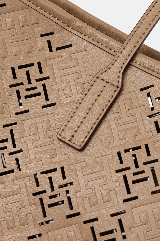 Torbica Tommy Hilfiger bež AW0AW17501