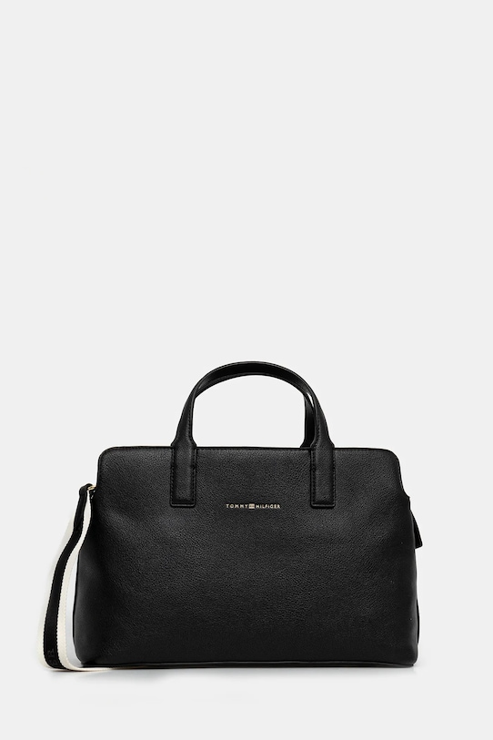 Tommy Hilfiger torebka nie mieści A4 czarny AW0AW17634