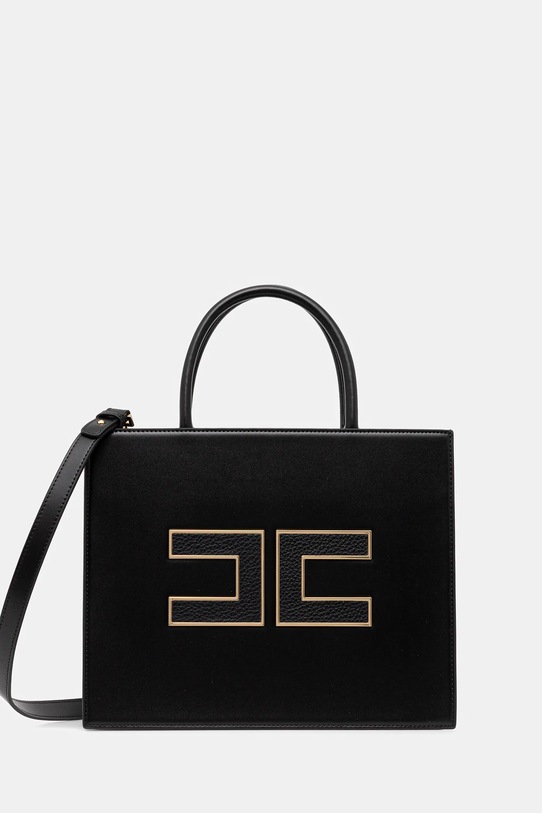Elisabetta Franchi torebka aplikacja czarny BS32A56E2