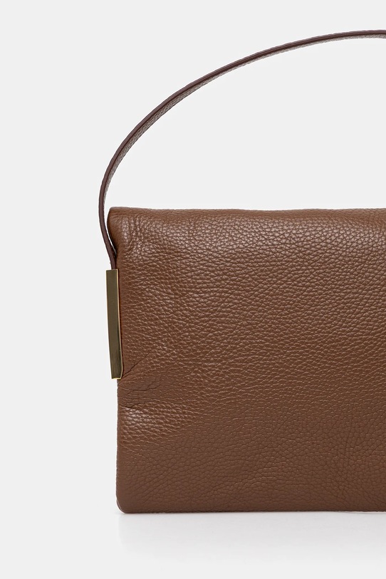 Accesorii Elisabetta Franchi poșetă de piele BS48N56E2 maro
