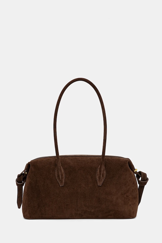 Замшевая сумочка Yuzefi BRIOCHE DUFFLE замш коричневый YUZPF25.HB.BD.S004