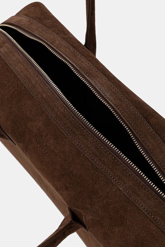 Yuzefi torebka zamszowa BRIOCHE DUFFLE YUZPF25.HB.BD.S004 brązowy