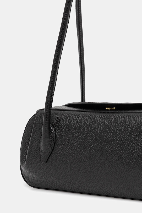 Yuzefi poșetă de piele OYSTER negru YUZCO.HB.OYSB.L034