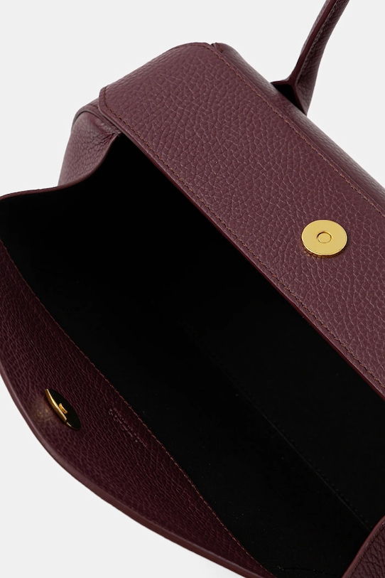 Yuzefi borsa a mano in pelle OYSTER YUZRS25.HB.OYSB.L049 granata